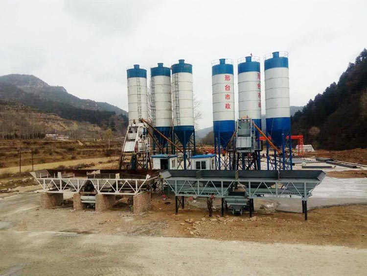 150m3/h Concrete Batching Plant has been established
