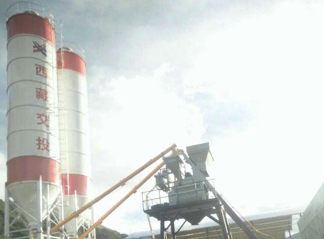 50m3/h Concrete Mixing Plant has been established