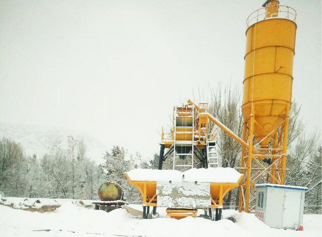 25m3/h Concrete Batching Plant  was set up in Ottawa