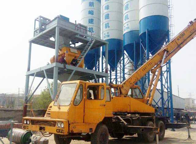 60m3/h Concrete Batching Plant is establishing